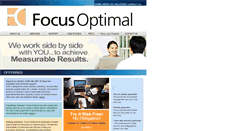 Desktop Screenshot of focusoptimal.com