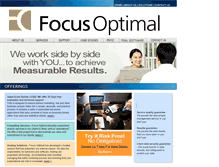 Tablet Screenshot of focusoptimal.com